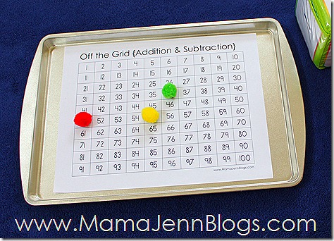 Off the Grid Addition Subtraction Sport Mama Jenn photo about Addition and Subtraction Games Printable titled Off the Grid Addition Subtraction Video game Mama Jenn